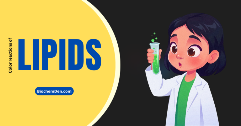 Color reactions of Lipids