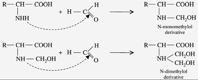 Reaction with formaldehyde: What are the Physio Chemical Properties of Amino acids?