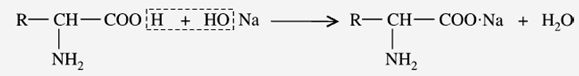 reaction with alkali: What are the Physio Chemical Properties of Amino acids?