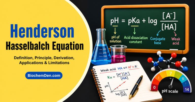Henderson–Hasselbalch Equation