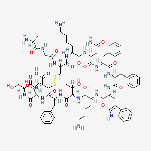 Somatostatin | C76H104N18O19S2 