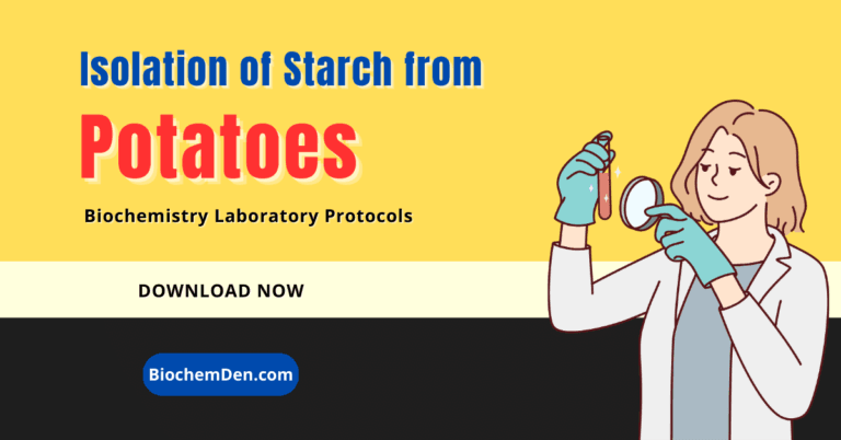 ISOLATION OF STARCH FROM POTATOES