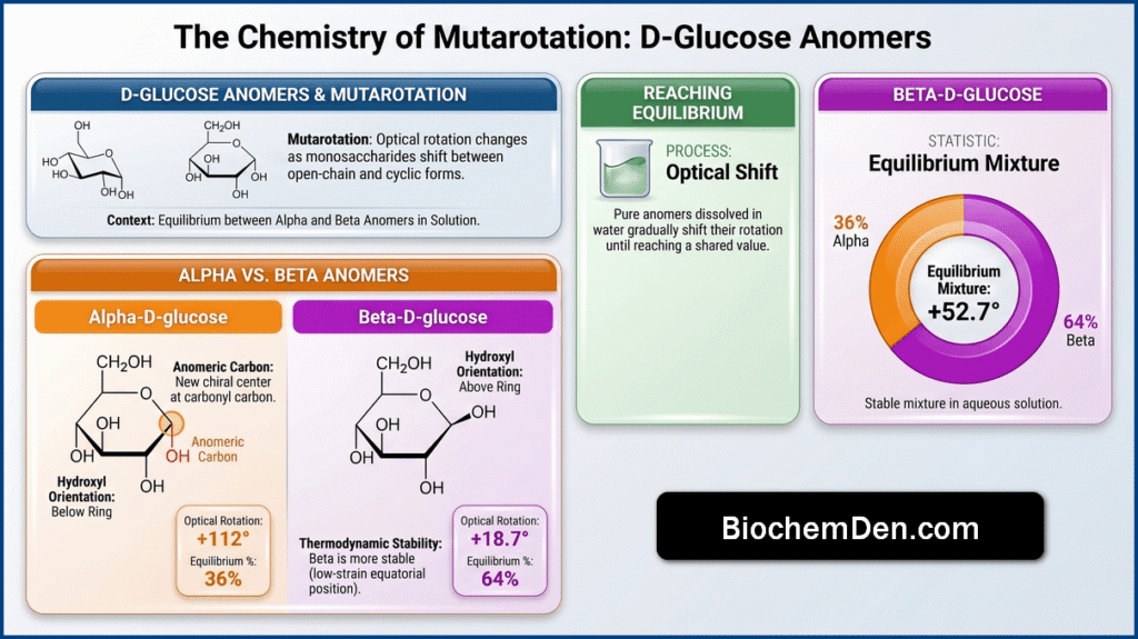 D glucose anomers
