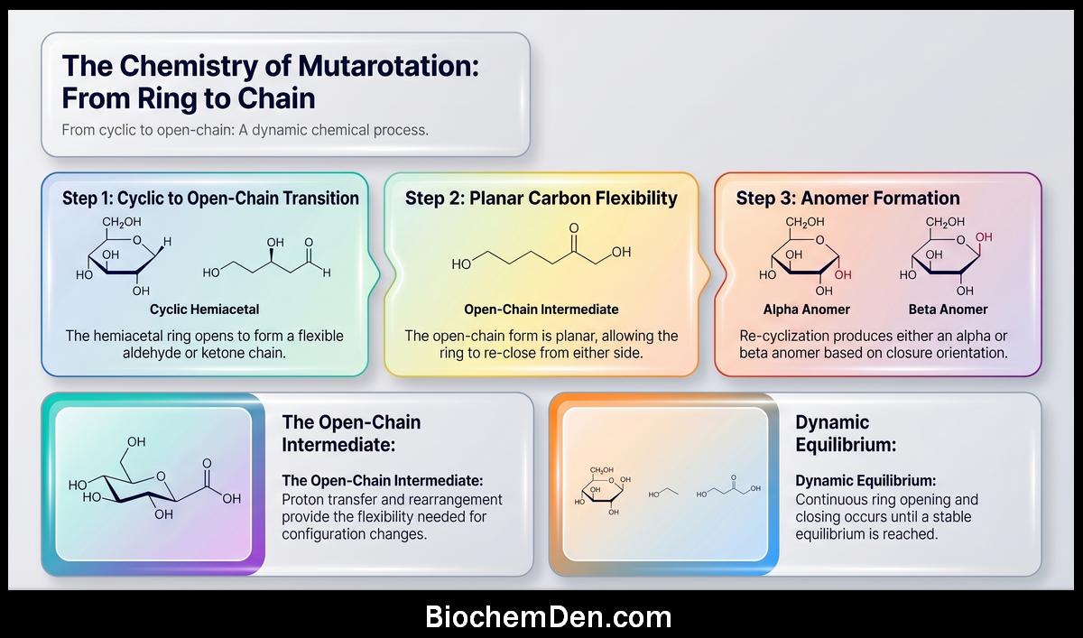 Mutarotation Example Mutarotation of Glucose: Definition, Mechanism & Examples