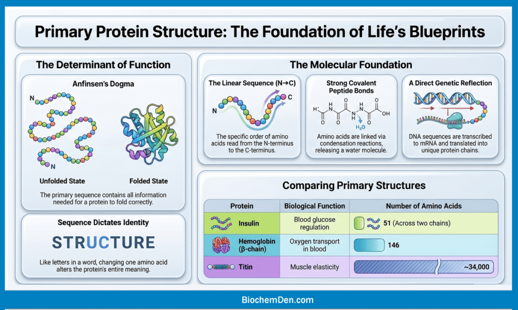 primary structure of proteins - blueprint